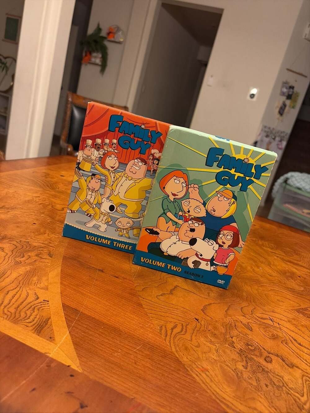 Family Guy Volume Two and Volume Three DVD Box Sets Lot